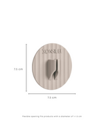 Dimensions of Kyah Toothbrush/Razor Holder 7.5 cm x 7.5 cm